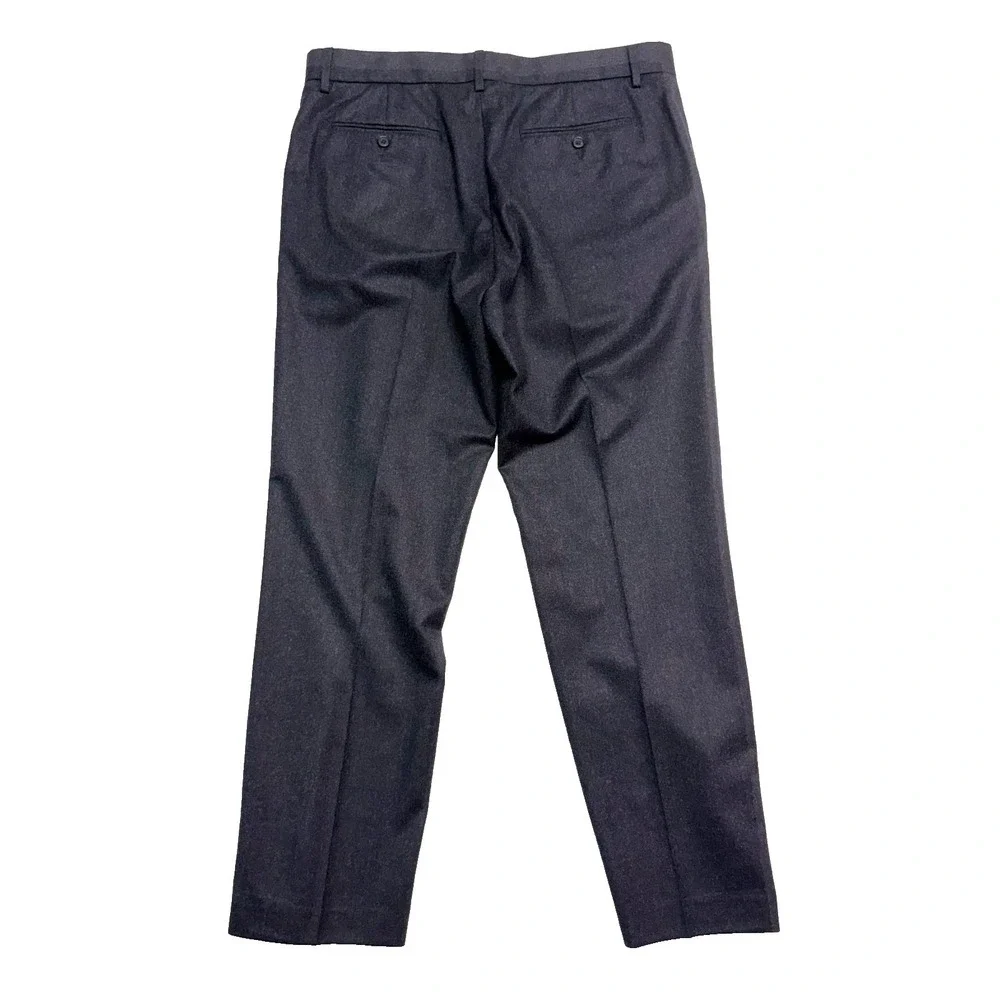 Banana Republic 34x30 Flannel Wool Dress Pants Trousers Vitale Barberis Canonico